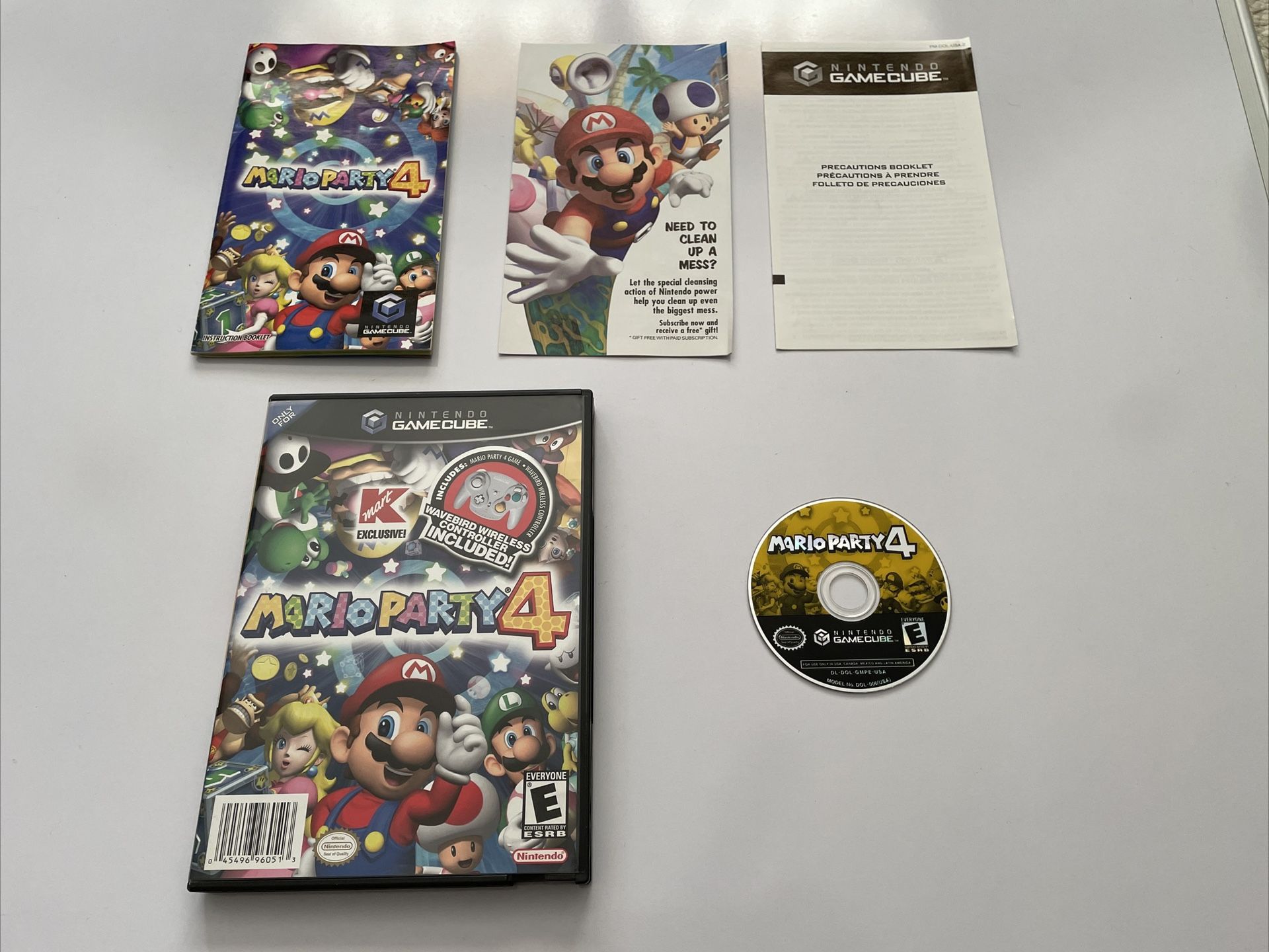 Mario Party 4 Nintendo Gamecube NFR CIB