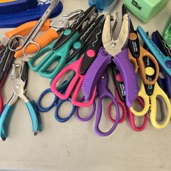 Craft Scissors and Stamps