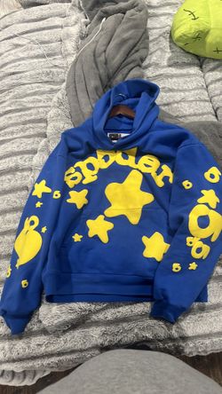 Sp5der Beluga Hoodie 'Blue' READ DESCRIPTION