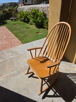 Rocking chair oak wood