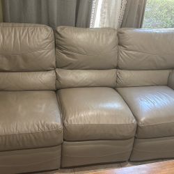 Leather Sofa 