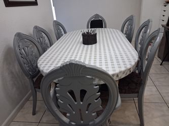 Dinning table and china cabinet