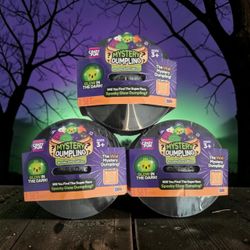 3 SEALED Crazy Fun Spooky Glow Squishy Bun set