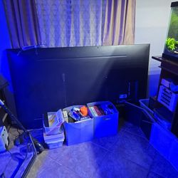 Tv 85 Inch. Works Just One Side Is Little Dark. No Time To Fix. 50.00