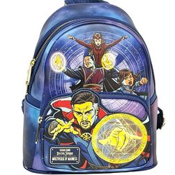 Loungefly Marvel Doctor Strange Multiverse of Madness Mini Backpack Blue