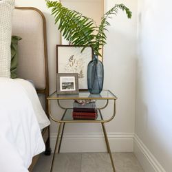 West Elm Gold Night Stands 