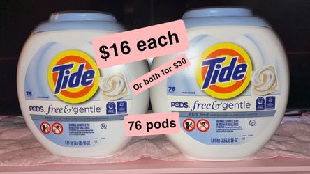 Tide pods free and gentle