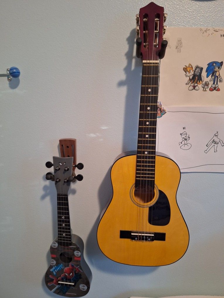 Toy ukelele and guitar Set