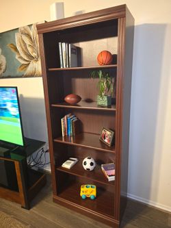 Beautiful Cherry Wood Bookshelf | Excellent Condition | Ready for Your Home