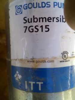 Submerge able Pump For A Well