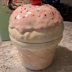 Ice Cream Cone Cookie Jar