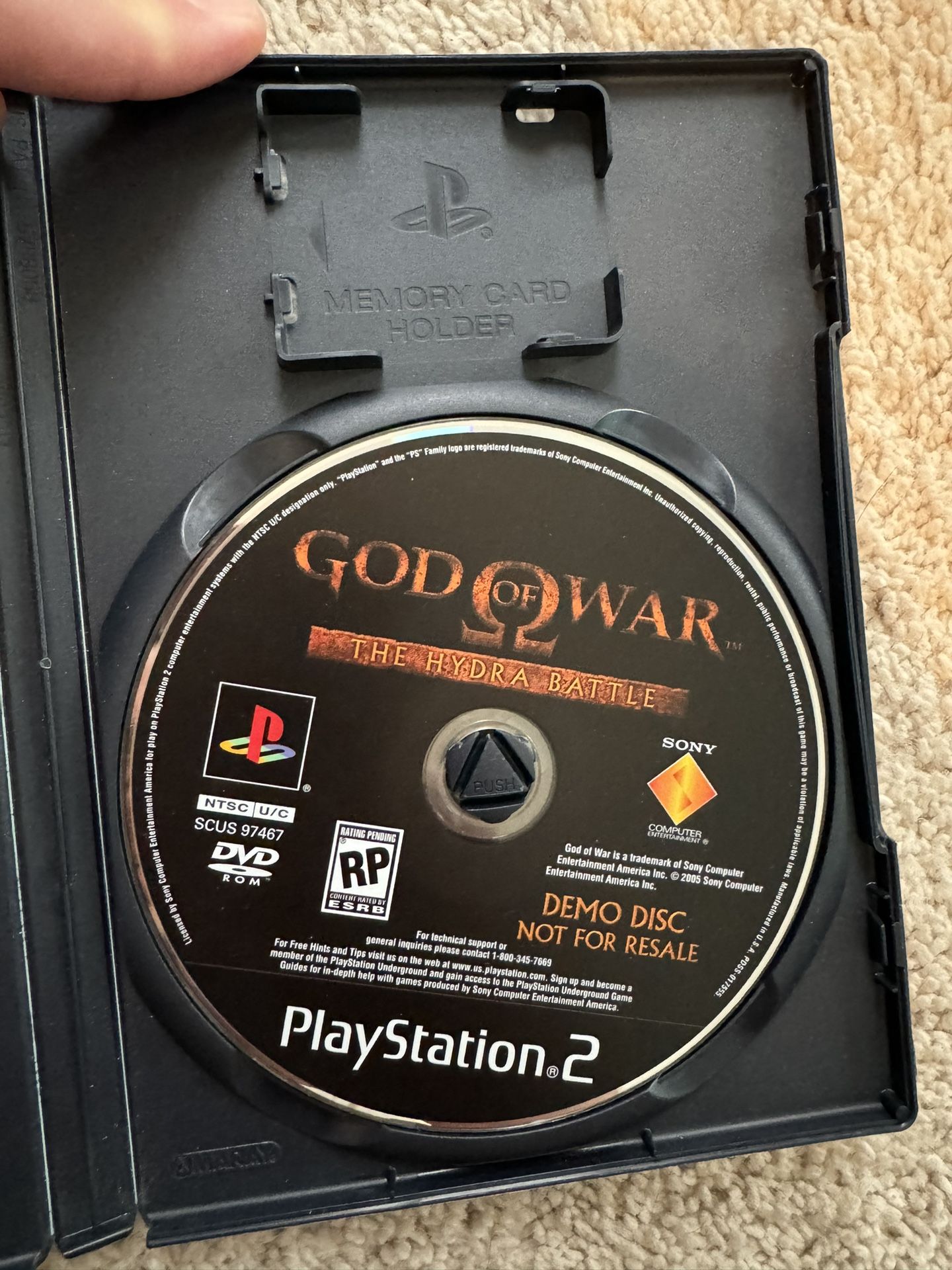 God Of War Demo Disc