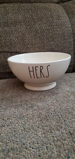 Rae dunn bowl hers dishes kitchen dinnerware dishware