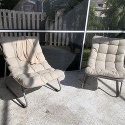 Four Piece Patio Set with Table