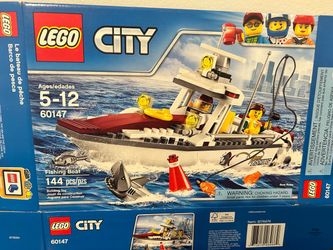 LEGO City Fishing Boat Set 60147, Used