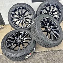 22" GMC Chevy Style Wheels With All Terrain Tires WE FINANCE! Silverado Tahoe Escalade
