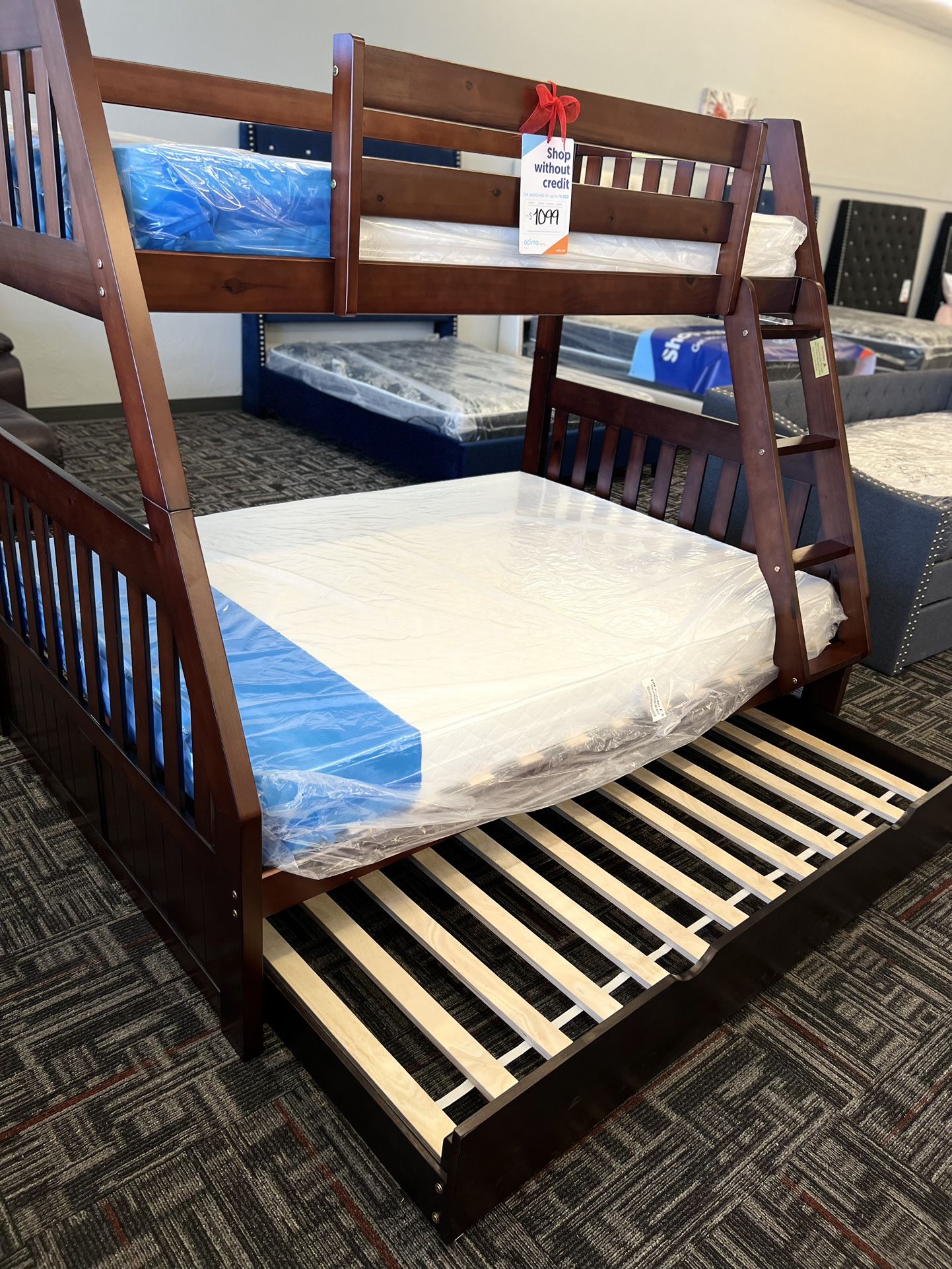 Full / Twin /trundle Bunk Bed - We Deliver 