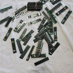 Scrap Silver Memory 2 Pounds. 65 Pieces
