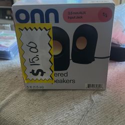 ONN 🔥USB POWERED 3.5 MM STEREO SPEAKERS🔥