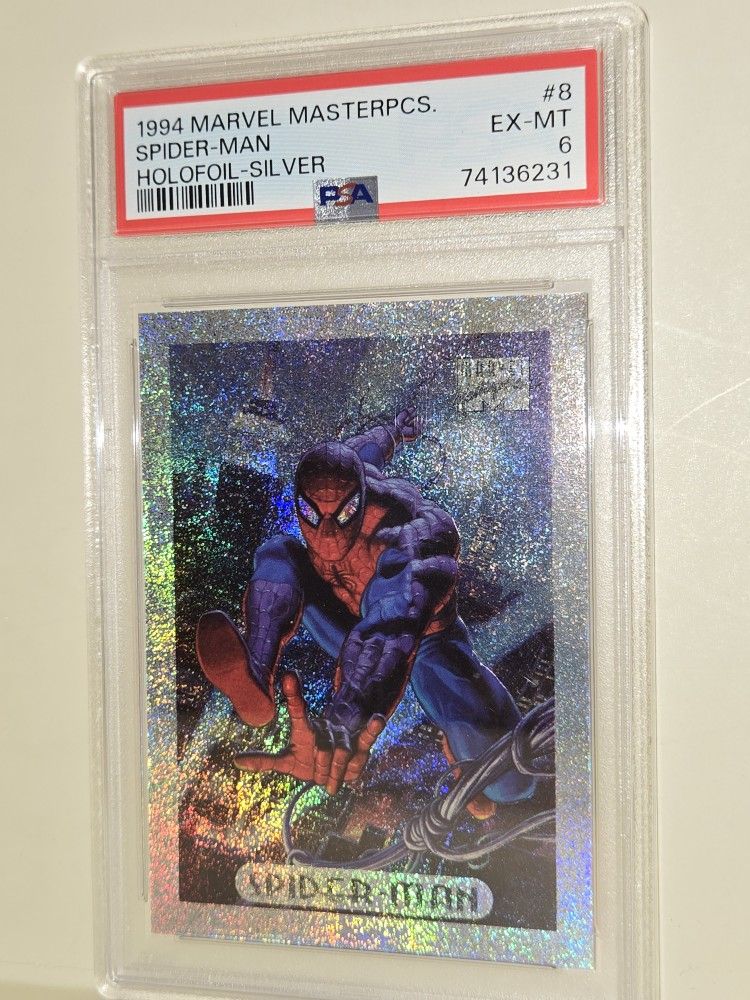 1994 MARVEL MASTERPCS.

SPIDER-MAN

HOLOFOIL-SILVER
