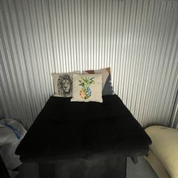 Memory foam Futon 72” Black