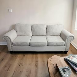 White Off White Cream Couch Sofa 