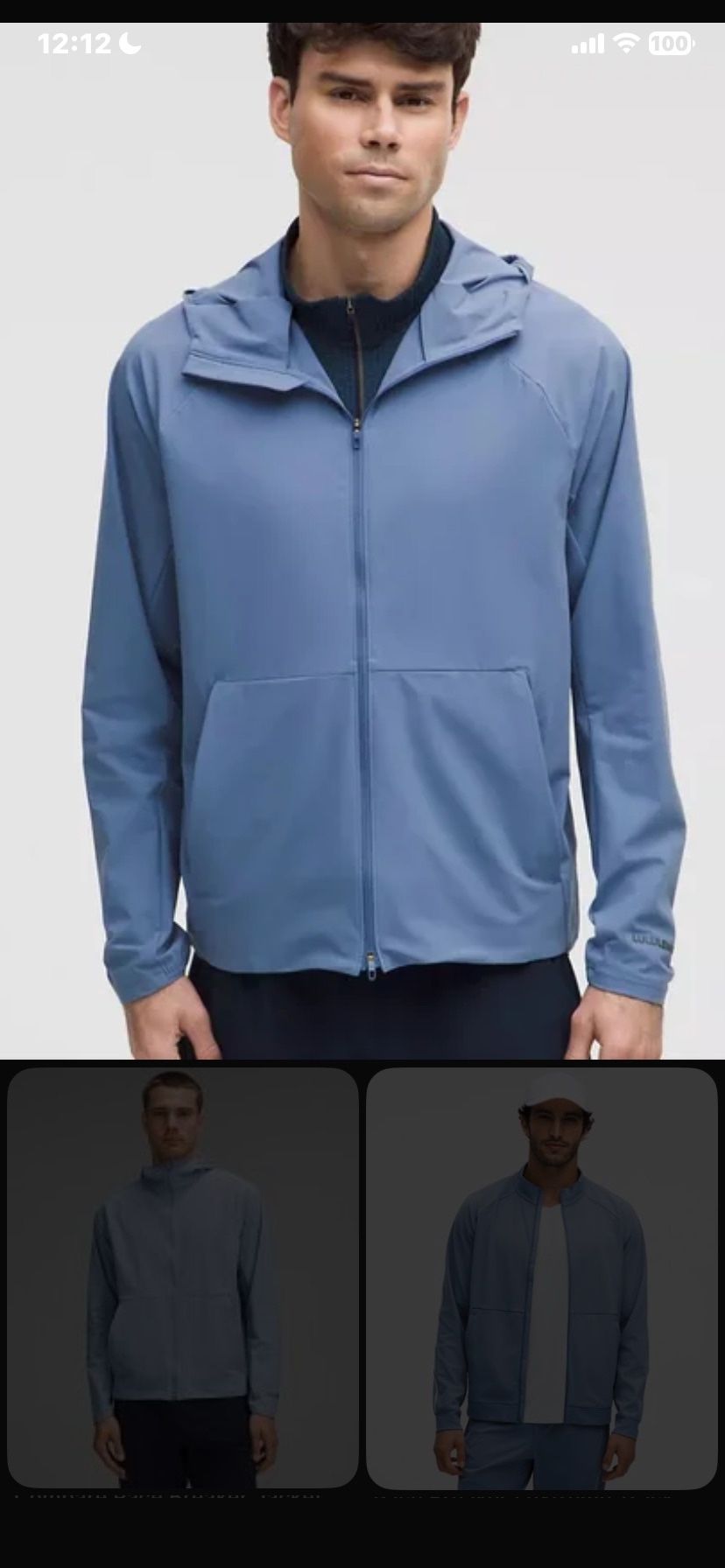 Lulu Lemon Mens Pace Breaker Jacket