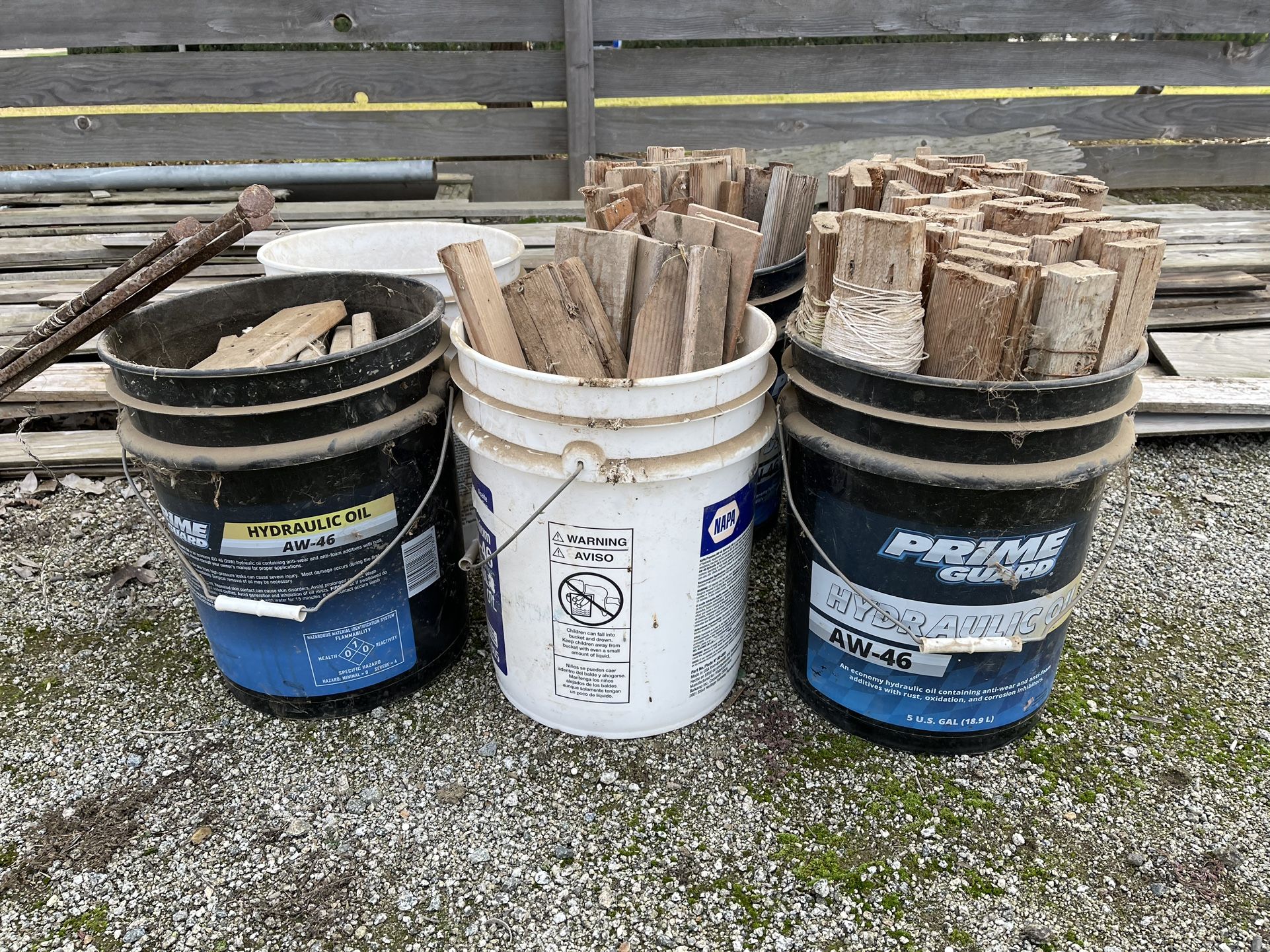 Stakes, Forms and Spacers For Concrete Curbing