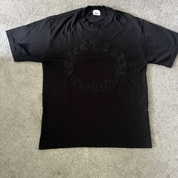 Black Embroidery Burberry shirt