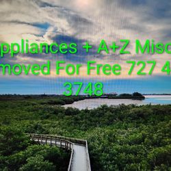 Appliances +A-Z Misc. Removed At No Cost