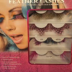 Feather Lashes - Fashion Lashes - 4 Pair