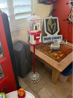 Vintage Oak Coca Cola Gumball Candy Machine
