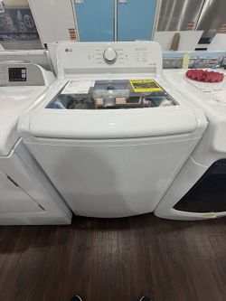 LG 4.1 Cu. Ft. White Agitator Top Load Washer with TurboDrum™ Technology