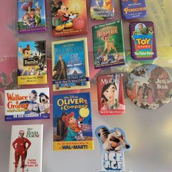 Disney Movie Vintage Pins Lot
