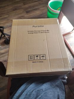 6 Cube Storage Organizer  Puroma Brand