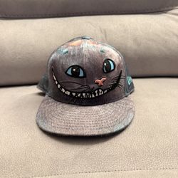 Cheshire Cat New Era 59Fifty Hat Disney Size 8 RARE