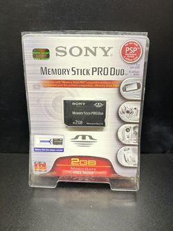 Sony 2 GB Memory Stick Pro Dou For Use With PlayStation Portable MSX-2GS NEW