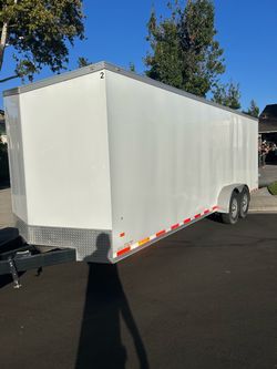 2020 24ft enclosed trailer 12k gvw