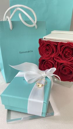 Tiffany & Co. Elsa Peretti Bean Wire Ring in Yellow Gold 18K size 7  $1,750 NEW