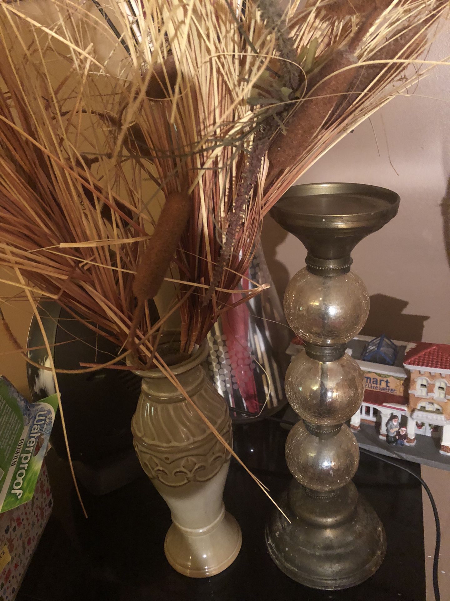 Flower vase and candle holder
