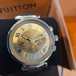 LOUIS VUITTON LV277 TAMBOUR AUTOMATIC CHRONO OMEGA ROLEX PATEK AUDEMARS PIGUET TUDOR  VACHERON CARTIER