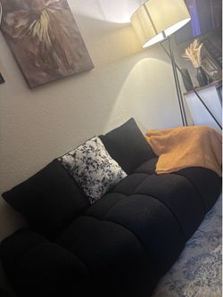 Teddy Velvet Upholstered Sofa