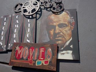 For your movie theater or man cave pictures light up set godfather asking 40