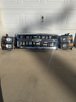 2015 Chevrolet Silverado Parts 1500 Z71 Factory Grill And Headlight Housing