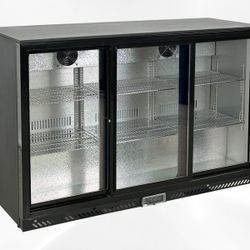 NSF Merchandiser Beverage back bar cooler slide door BBT350S