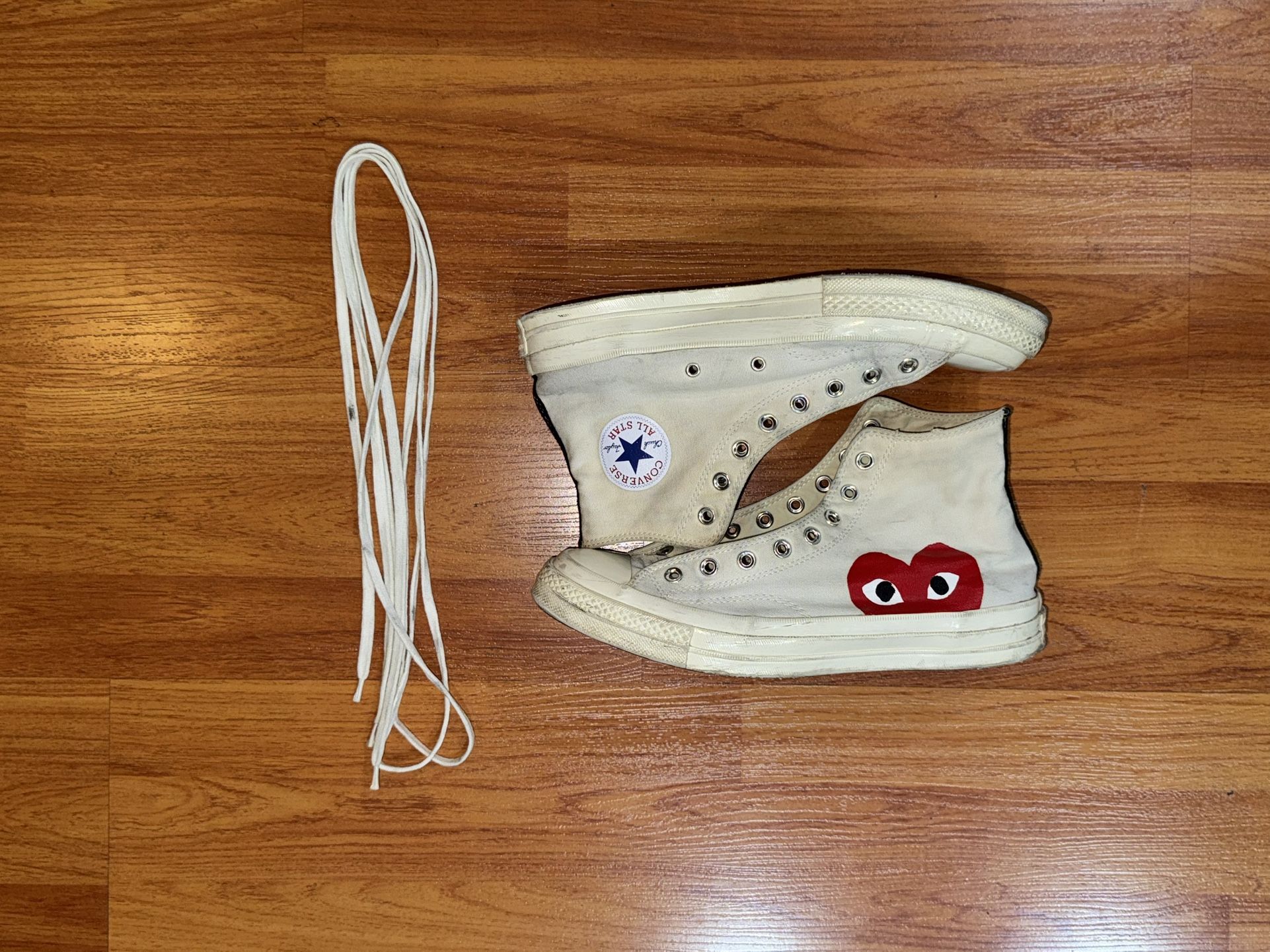 White Comme De Garçons - Men size 10
