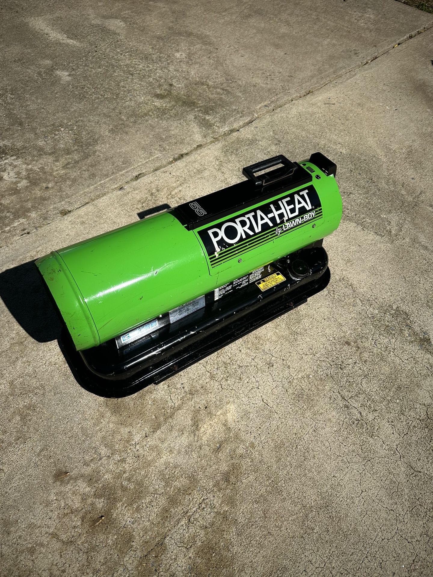 Heater Lawn Boy works fine