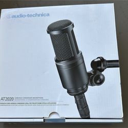 Audio-Technical AT2020 Cardio’s Condenser Studio XLR Microphone-Black