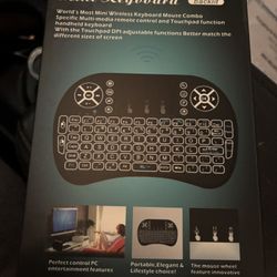 Wireless keyboard and mouse in 1
