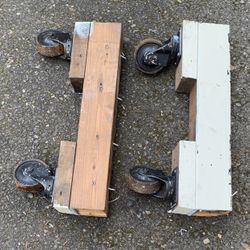 Darnell Vintage Metal Casters
